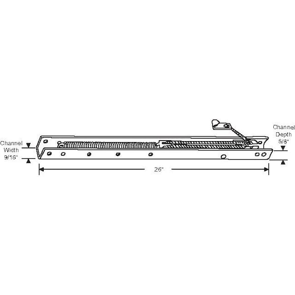 Strybuc 26in Window Channel Balance 60-254 - main